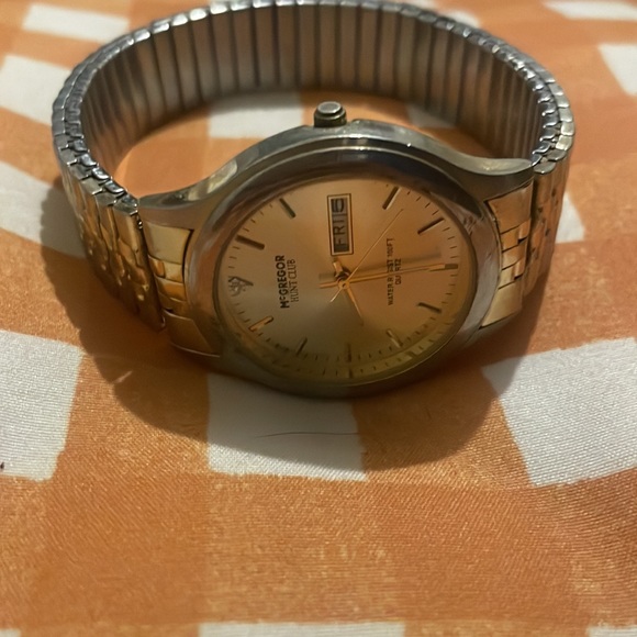 Mens Watch - McGregor Hunt Club Watch - Mens Watch - Mens Accessories - Gold - Picture 4 of 5